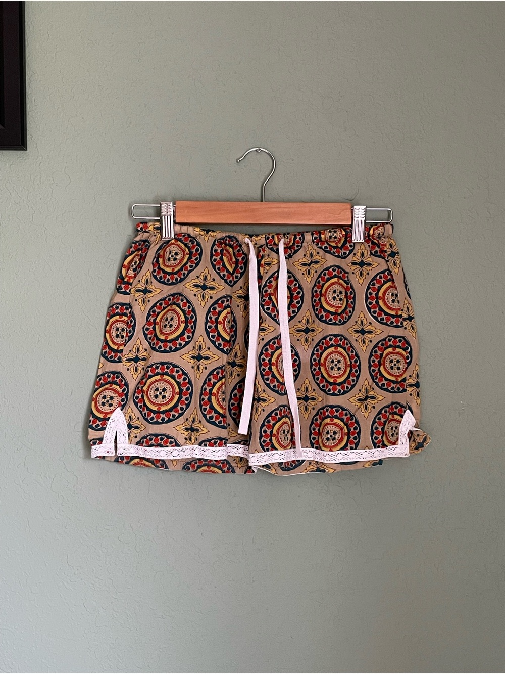 Tan Cotton Pajama Short from Signals 7 Days of Sleep Shorts Size Small